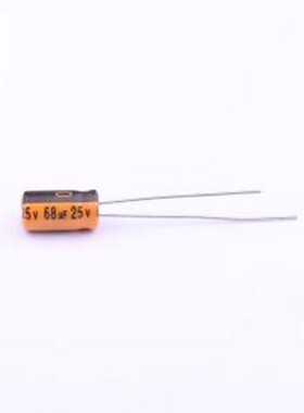 LKGB0901E680MF 直插铝电解电容 68uF ±20% 25V 插件,D5xL9mm