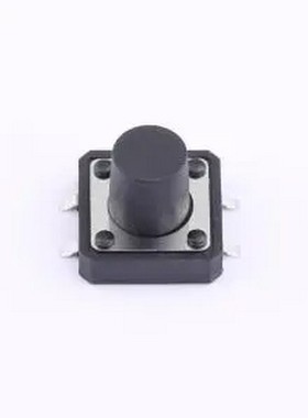 TS-1210SK 12*12*10mm 立贴轻触开关 黑色 弹力250gf 编带 SMD-4P