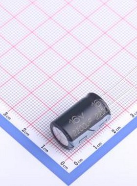 ECR1CLY222MLL125020 直插铝电解电容 2200uF ±20% 16V 插件,D12