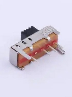 SS13E05L4 柄长4mm 直插三档 滑动开关 插件,16.6x6.1mm 滑动开关