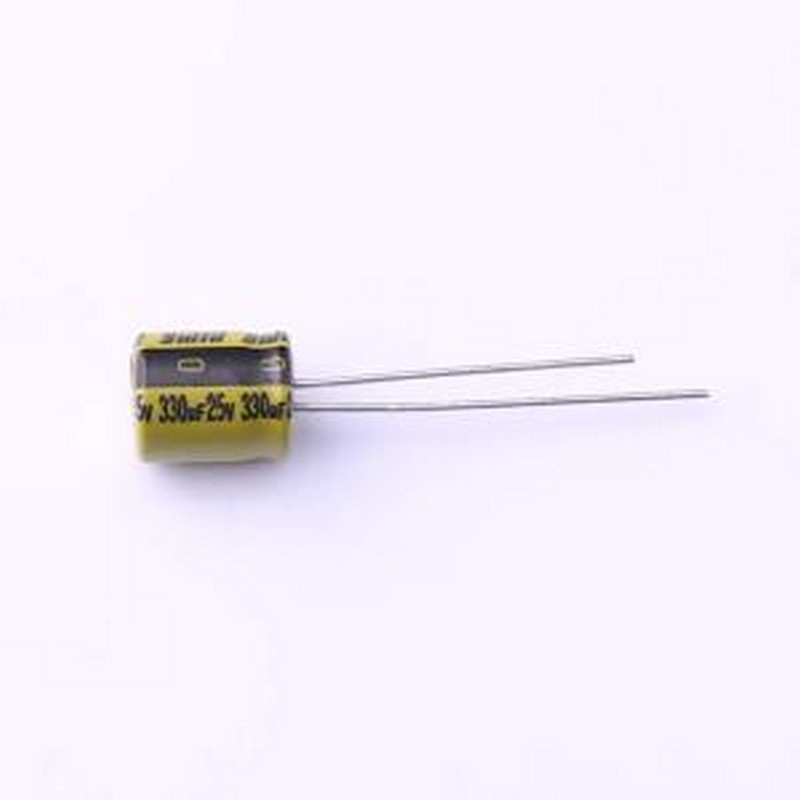 LKMD0901E331MF 直插铝电解电容 330uF ±20% 25V 插件,D8xL9mm