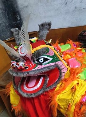 爆款传统狮狮被三米长(橙色定制)成品
