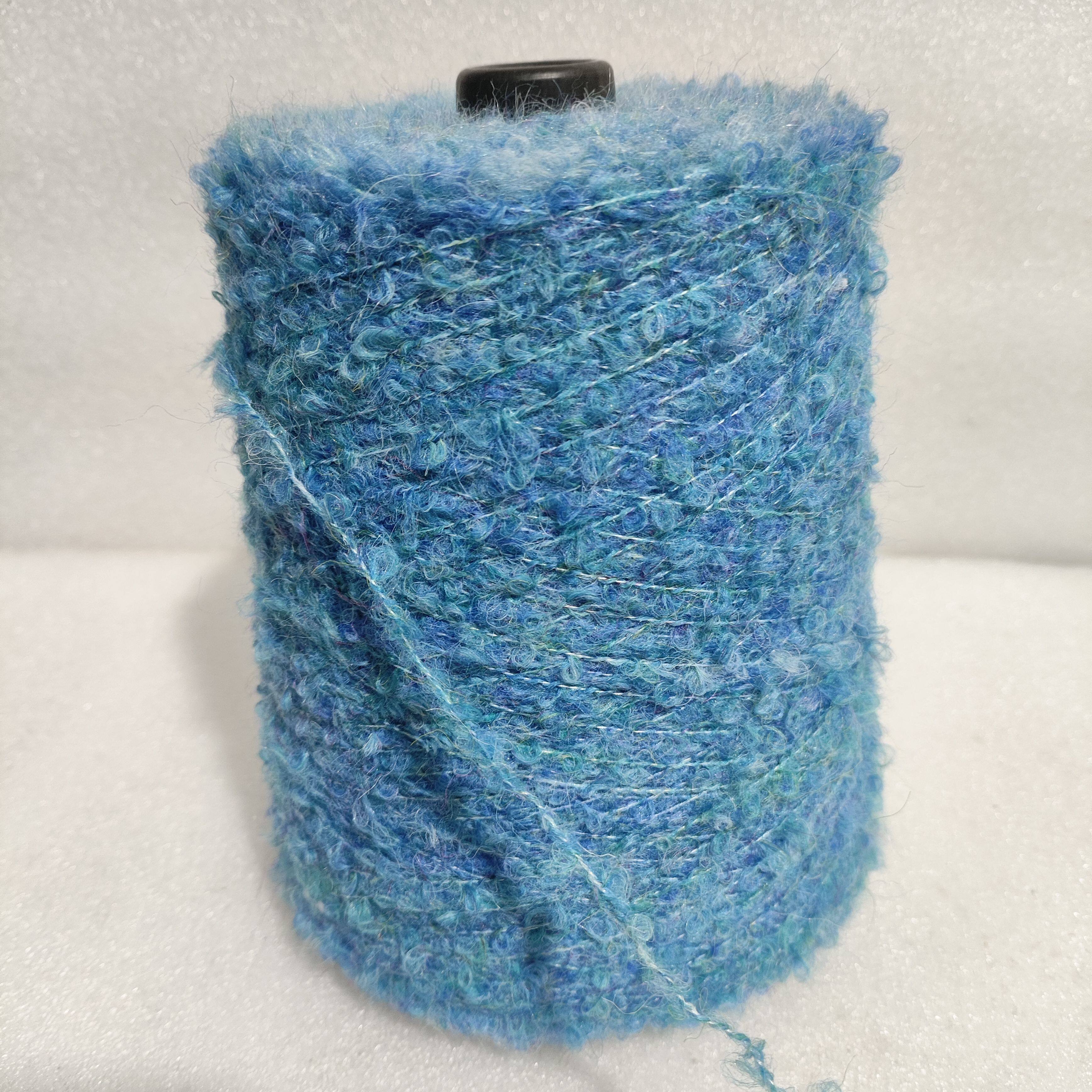 圈圈毛手编纱线玩偶毛衣围巾帽子衣服(标价一斤)