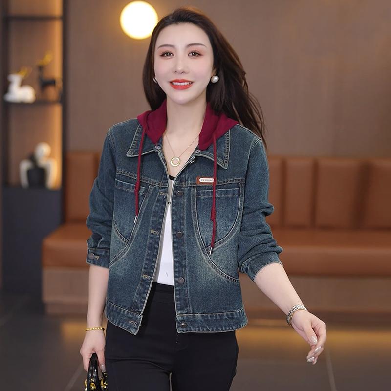 秋冬新款时尚减龄夹克短外套女