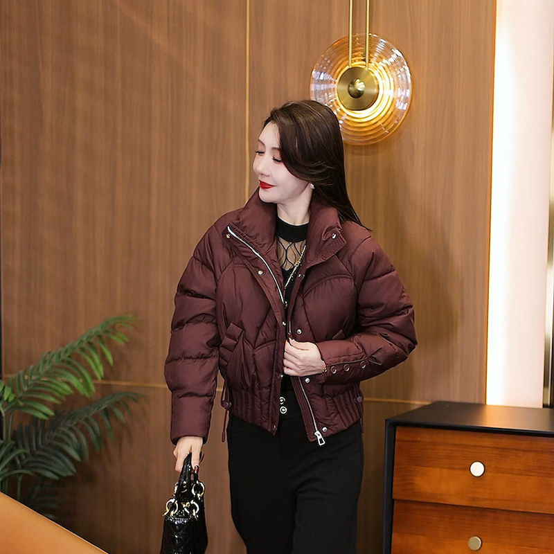 冬季短款小棉袄女2025新款百搭减龄修身棉衣棉服韩版加厚保暖外套