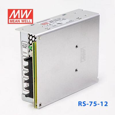 明纬开关电源RS-75 3.3V5V12V15V24V48V 75W稳压NES变压器S-50