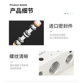 亚德客型4V220 DC24V二位双电控换向气动螺纹电磁阀 08电磁阀