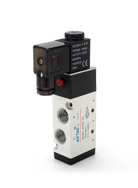 电磁阀亚德客气动线圈控制阀 二位五通4V310板式电磁阀