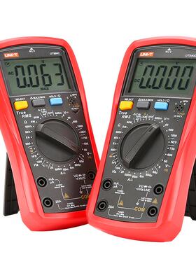 优利德UT890D+/UT890C电压表测火线 电工仪器仪表 手动数字万用表