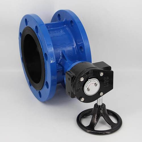 铸钢涡轮法兰蝶阀手动法兰蝶阀衬胶蝶阀带锁厂家