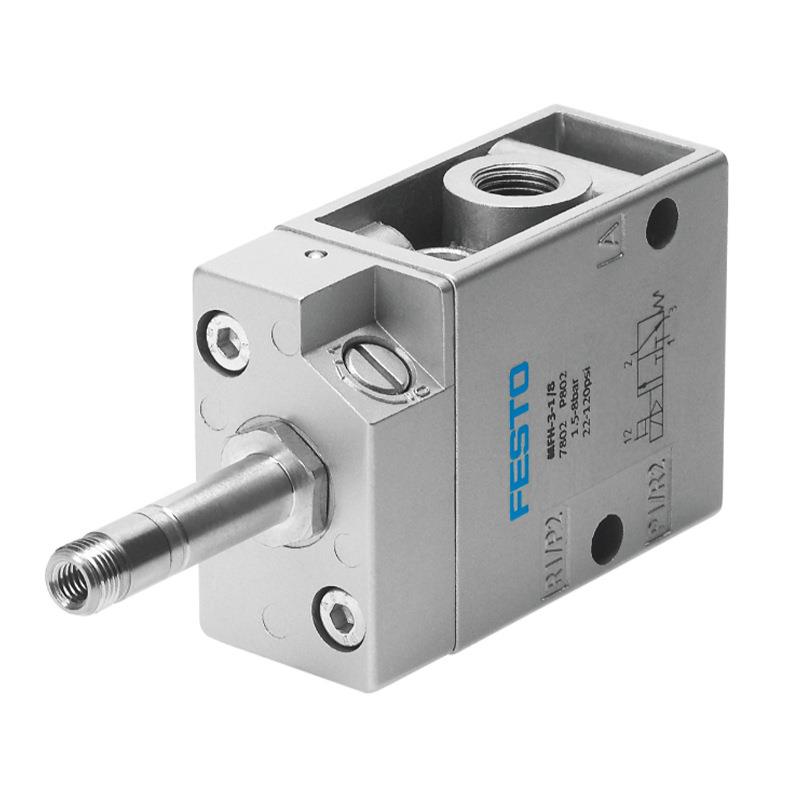 FESTO费斯托MOFH-3-1/2 两位三通常开单电控可订库存现货气缸气管