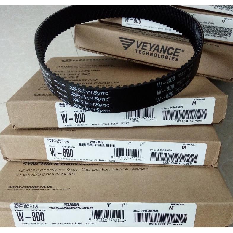 W-1280皮带W-1440人字齿同步带W1600原固特异马牌CONTITECH传动带