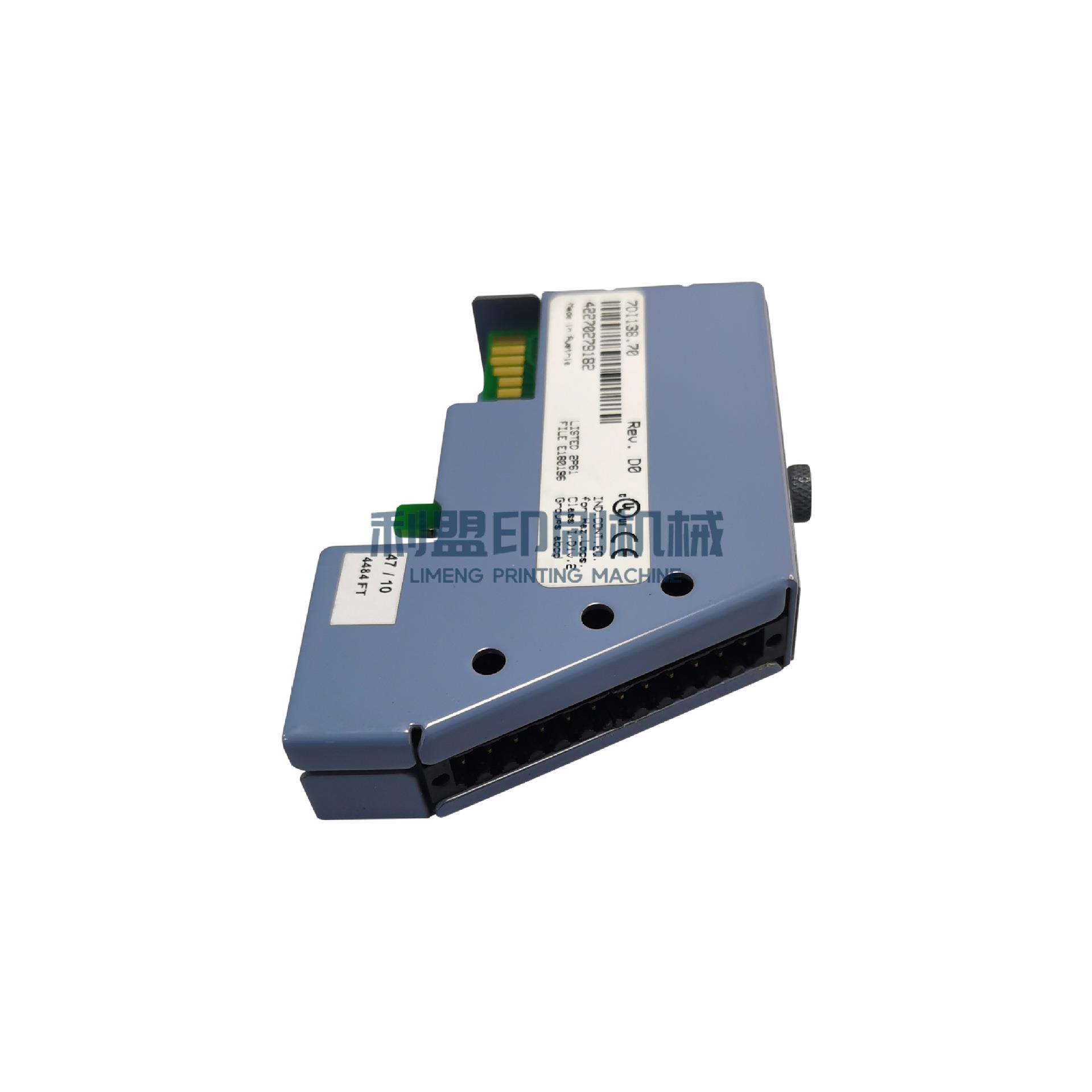 KBA高宝印刷机配件RA105/142高宝机配件75机通讯模块I/O模块DI138