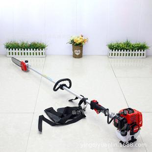 1.5米34F动力 高枝锯割草机高空树枝修剪机伸缩园林工具