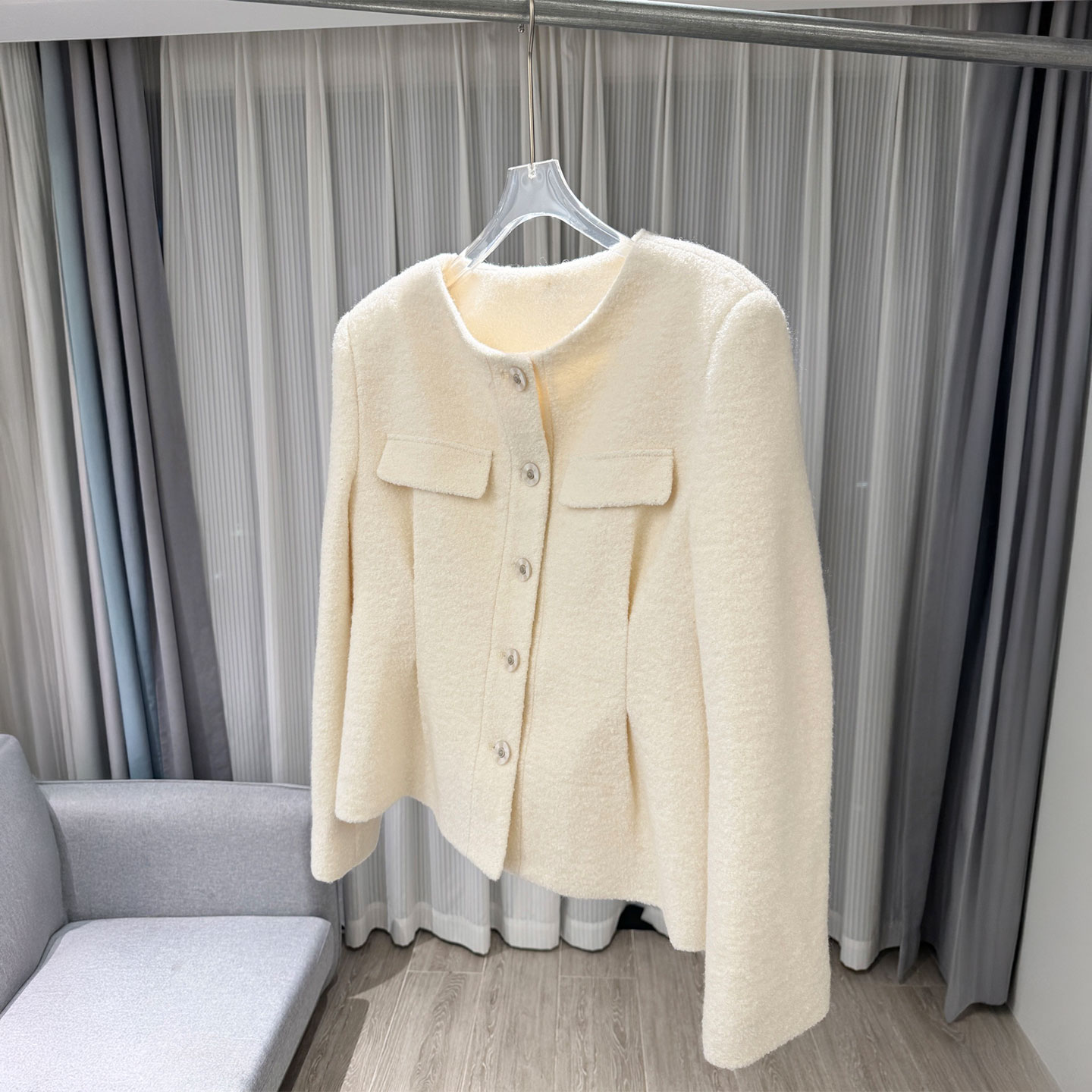 BBLY欧洲站小众南油高端小香风粗花呢外套减龄百搭显瘦半身裙套装