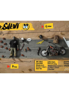 煤厂黑狗 x DAMTOYS 亡命加油站 安静先生 pes038 即将到货