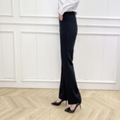 显瘦职业西装 修身 工商银行通勤款 工作裤 女款 黑色银行制服裤