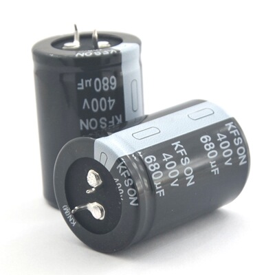 滤波电解电容器400v680uf牛角电容生产KFSON康富松品牌有保障