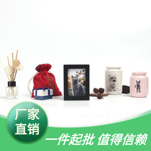 小中大号猫咪狗狗宠物骨灰单盒罐安乐实木斤置骨安灵照片纪念毛发