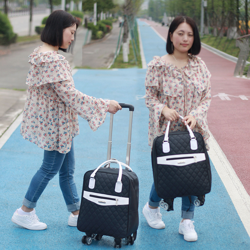 男女旅行袋防水拉杆包可背行李包