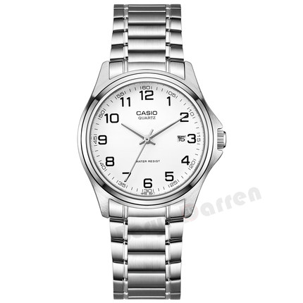 卡西欧(CASIO)手表男士简约腕表皮带钢带男表MTP-1183A-1A