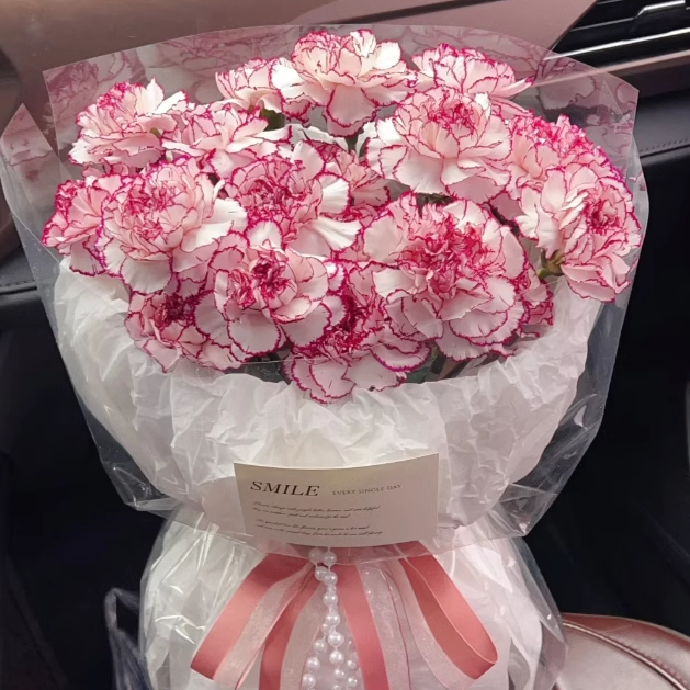 烟台鲜花速递康乃馨同城芝罘莱山牟平莱阳海阳龙口莱州潍坊女神节