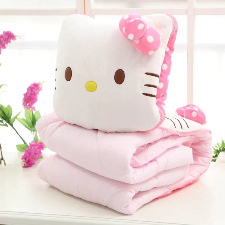 summer summer quilt Dual use vehicle Pillow Blanket hellokitty Pillows KT Pink Cushions are girl student giftin the Home Fabric , Pillow/New pillow, Pillow Blanket category - from Buy2taobao.com to provide professional Taobao agent buy service