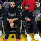 FOG GOD三条杠宽松休闲直筒裤 CRAZY主线ESSENTIALS联名FEAR