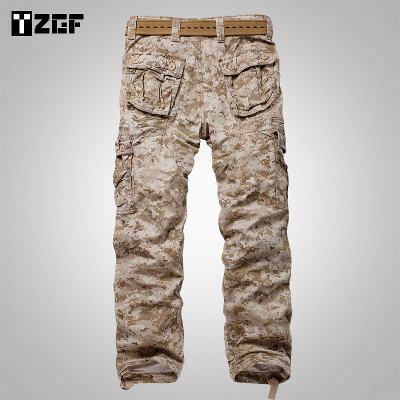 沙漠迷彩裤男长裤子宽松直筒军事特种兵军装潮户外大码休闲工装裤|ruв категории Мужская одежда, брюки - от Buy2taobao.com для оказания профессиональной услуги покупки агента Taobao