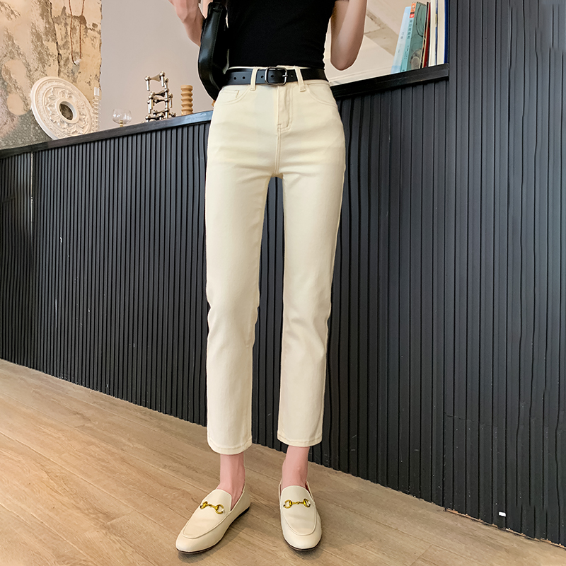 高腰显瘦百搭直筒裤歌韵菲