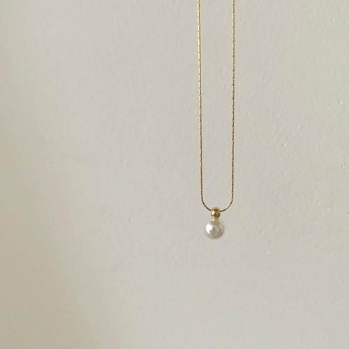 珠珠项链万能百搭气质锁骨链