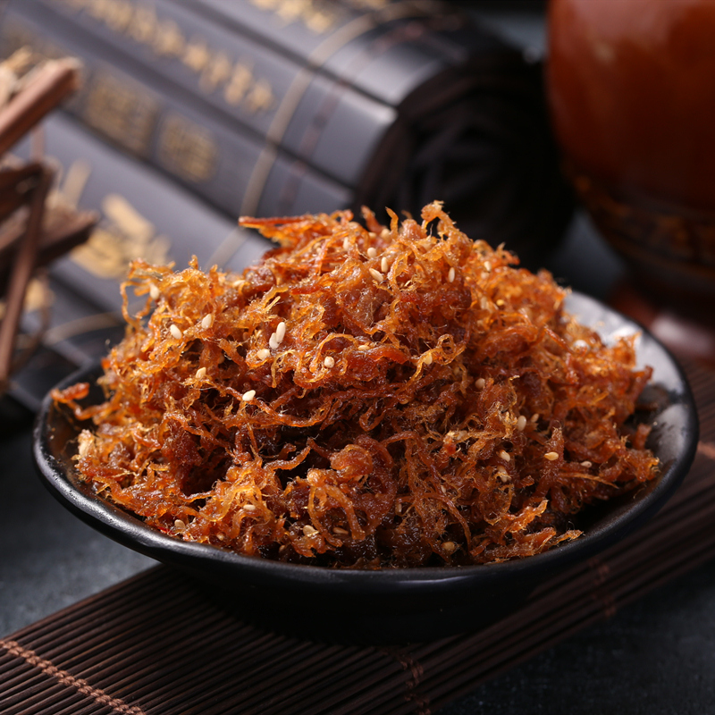 湘老蔡休闲零食五香灯影牛肉丝100g怀化新晃特产开罐即食熟食罐头