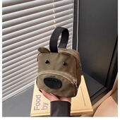 手机包女2024时尚 牛津布手提包卡通可爱女手腕小包清新零钱袋 新款