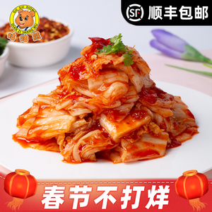 辣白菜韩式泡菜 咕咕熊腌制袋装正宗下饭菜朝鲜咸菜东北韩国泡菜