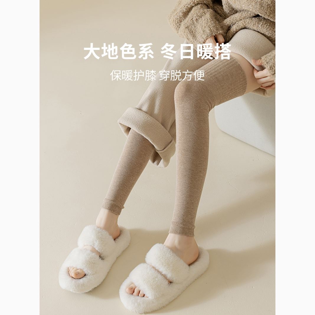 女过膝秋冬小腿堆堆纯棉护膝