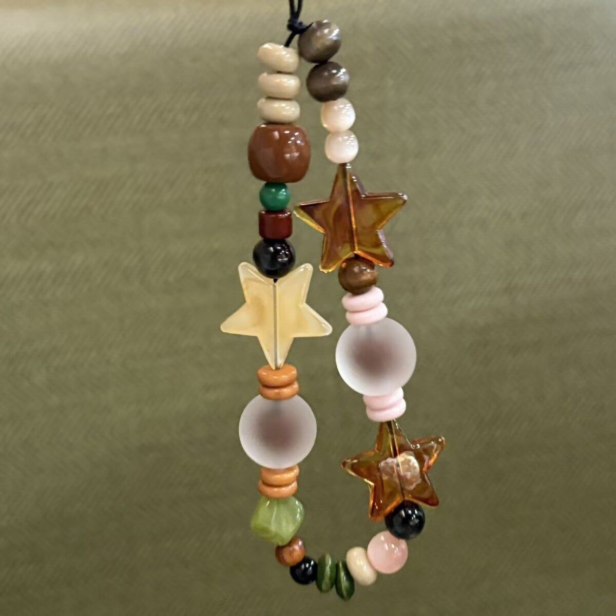 萌小爪枫叶色手机挂绳相机挂件