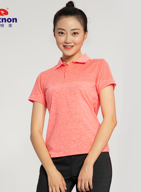 butnon休闲女装短袖运动polo衫翻领 夏季有领t恤夏装修身显瘦9106