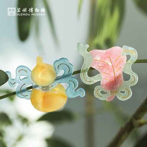 苏州博物馆瑞彩仙琼发夹