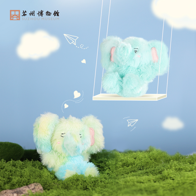 苏博创意对象毛绒趣味玩偶挂件