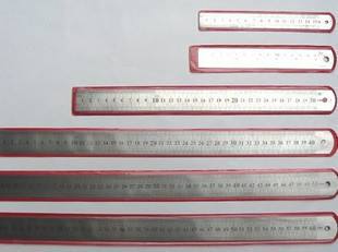 30厘米钢尺 15cm- 1.5米 公制英寸度不锈钢尺子 公英制双面刻度尺
