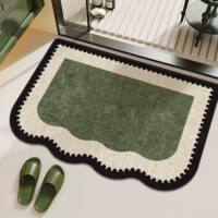 Antique bathroom floor MATS, water-absorbing and anti-slip foot MATS, washbasin MATS, special carpets for toilet doors, quick-drying thumbnail 4