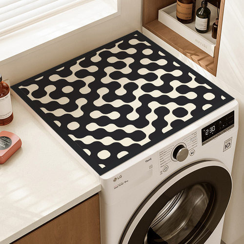 洗衣机盖垫吸水防晒防尘轻奢高级