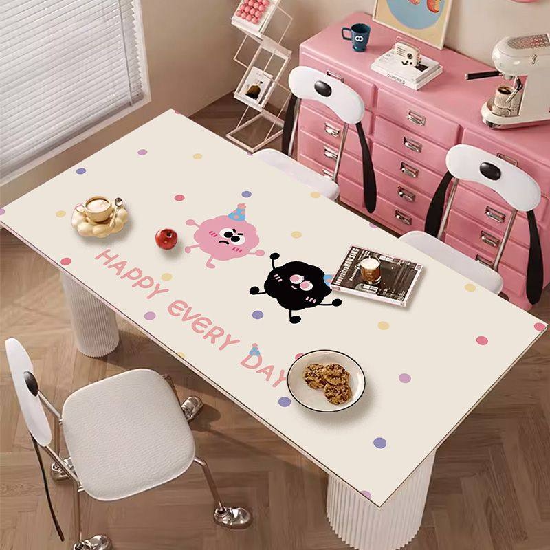 防水防油桌垫免洗防烫简约卡通皮革餐桌垫桌布茶几布餐桌保护台布,居家布艺,桌布,淘宝优惠券,粉丝福利购,淘宝优惠卷