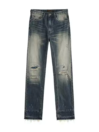 Oriental Dragon Sama Undercover04Ss but Period Archive 52 Patchwork Skinny Jeans