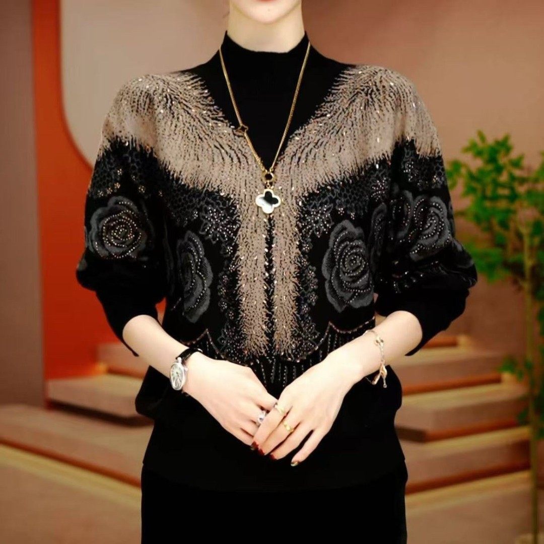 秋冬新款时尚百搭T恤双面德绒女士减龄印花保暖外穿打底衫上衣潮,女装/女士精品,中老年女装,淘宝优惠券,粉丝福利购,淘宝优惠卷