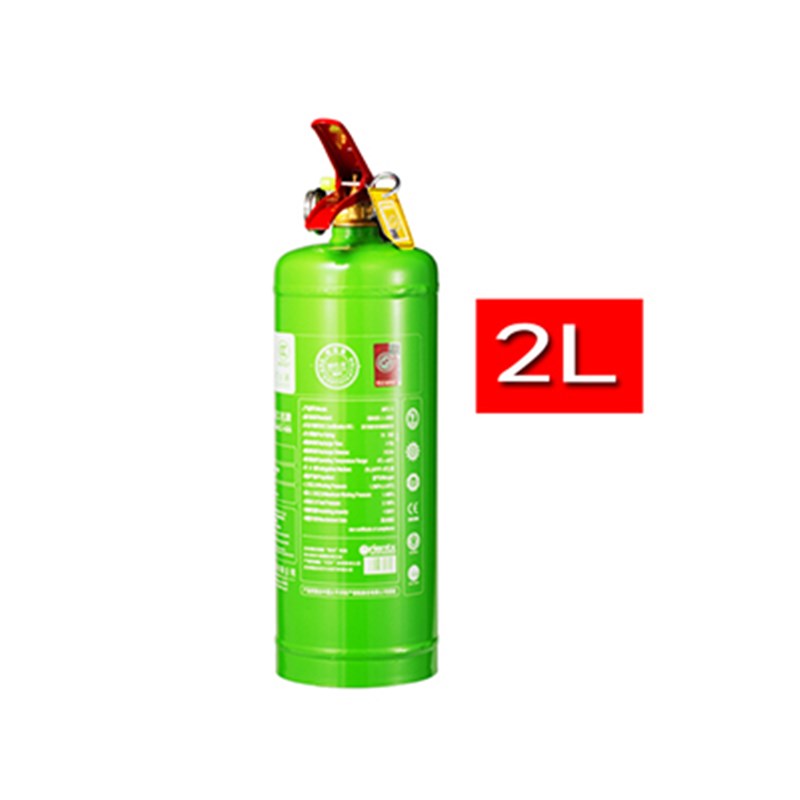 欧伦泰环保水基灭火器车载3公斤2L家用消防认证厂房X车间饭店通用