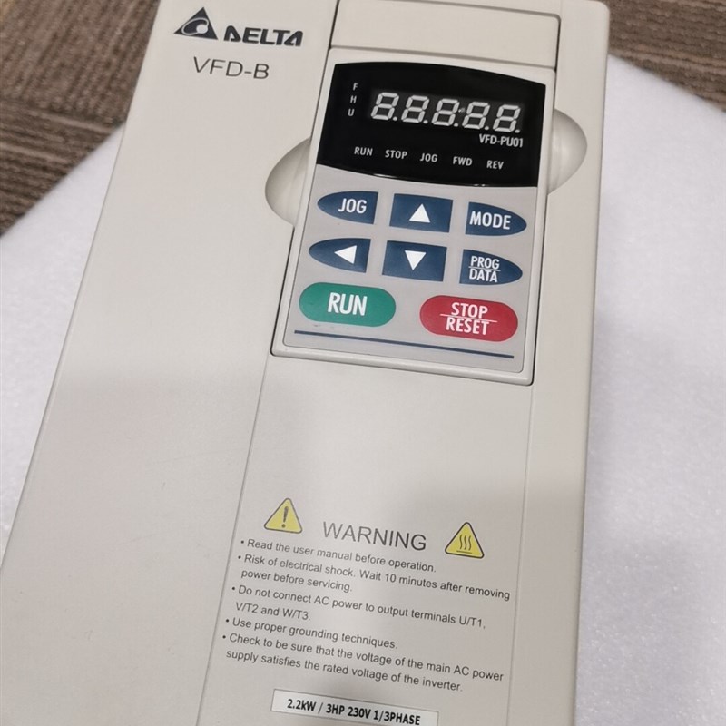 19台达VFD022B21A全新变频器没包装一台,没有安装痕迹,