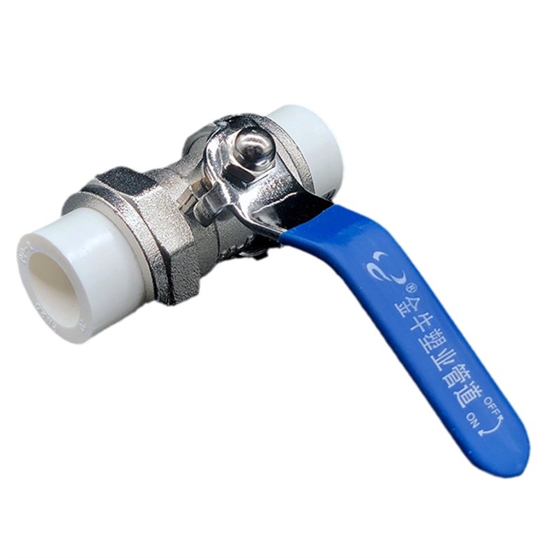 金牛PPR双活接铜球4分20全铜加厚阀门6分25外丝水管开关配件1寸32