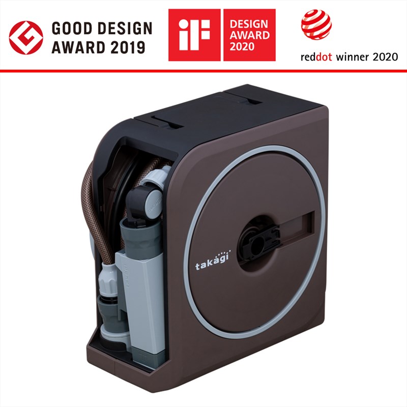 进口 takagi narno便携收纳园艺水车 洗车水枪阳台浇花 水管车