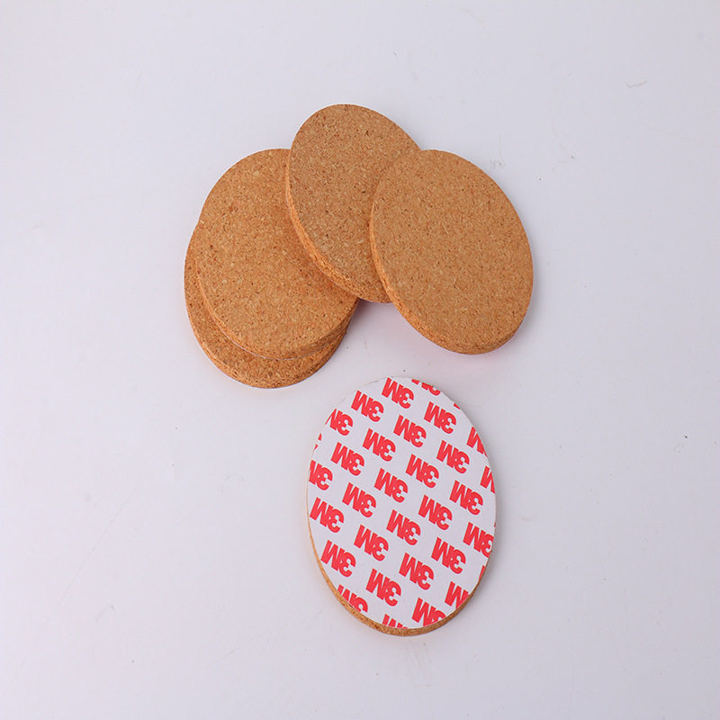 厂家直供密封软木垫 玻璃单面背胶软木餐具软木垫 隔热软木垫